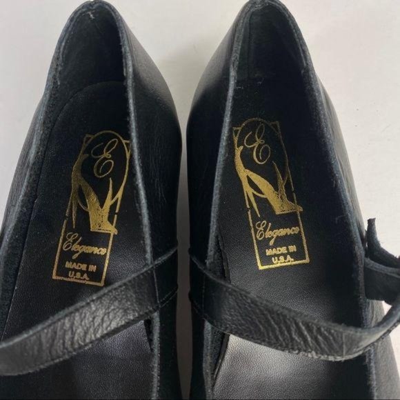 Elegance Co. Low Heel Mary Jane Black Character Dance Shoe Women's 6 - Picture 7 of 7